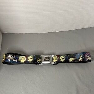 Buckle-Down Tokyo Ghoul Anime Characters  Belt with Black and Purple Adjustable